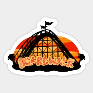 Boardwalk Coaster Sticker